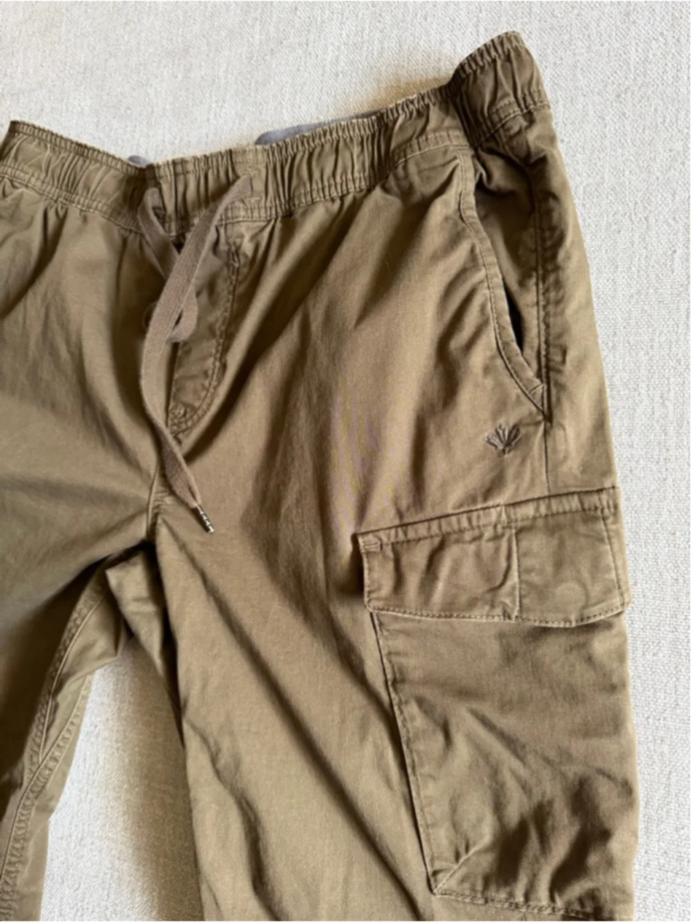 Roots green Cargo joggers men’s size large - Picture 2 of 11
